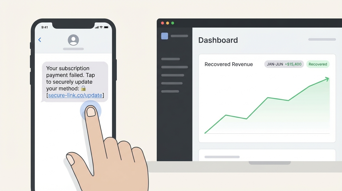 SMS 더닝으로 비자발적 이탈을 잡아라: 결제 실패 복구 퍼널의 ‘즉시성’이 매출을 구한다