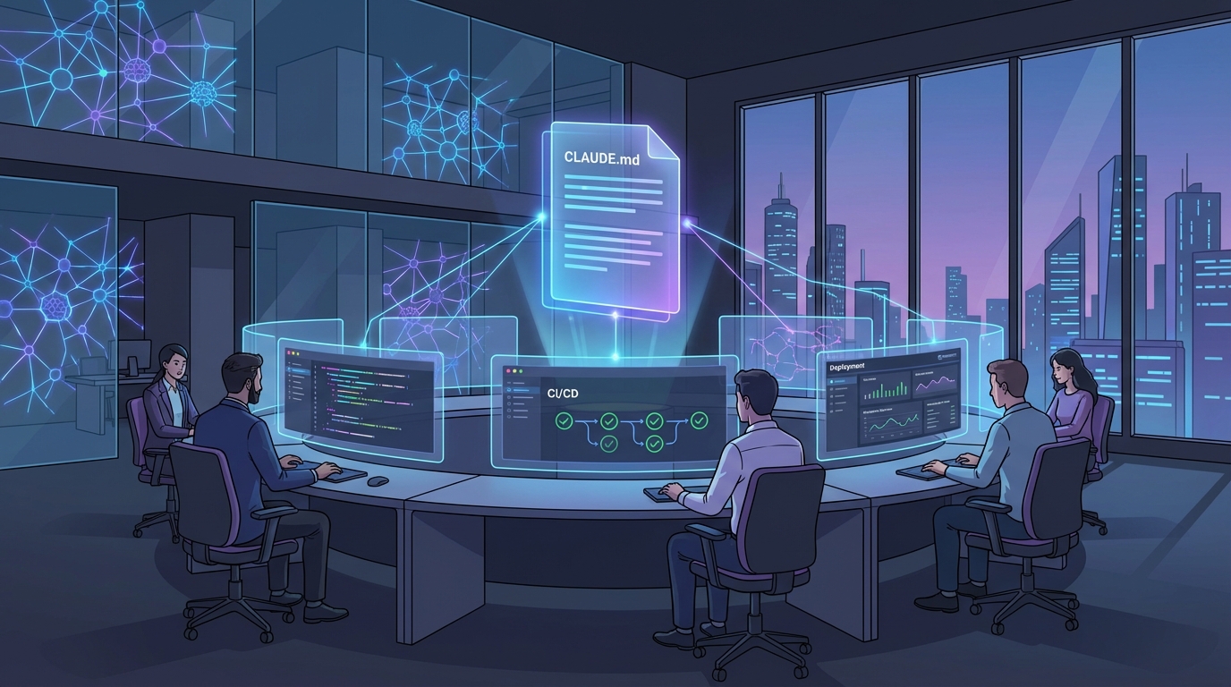 CLAUDE.md 하나로 팀 전체를 AI-First로 바꾸는 법