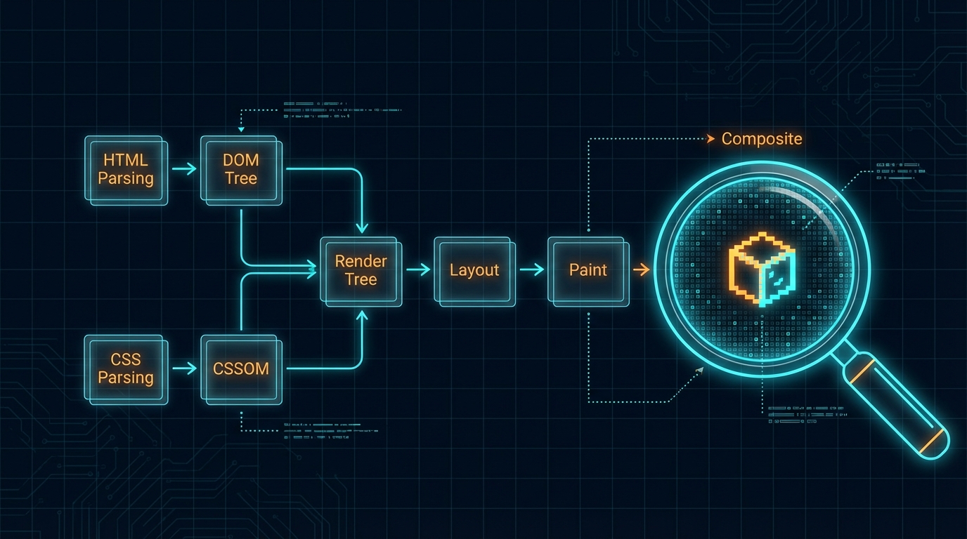 1px의 렌더링 비용: CRP부터 Fiber까지, 브라우저가 화면을 그리는 진짜 순서