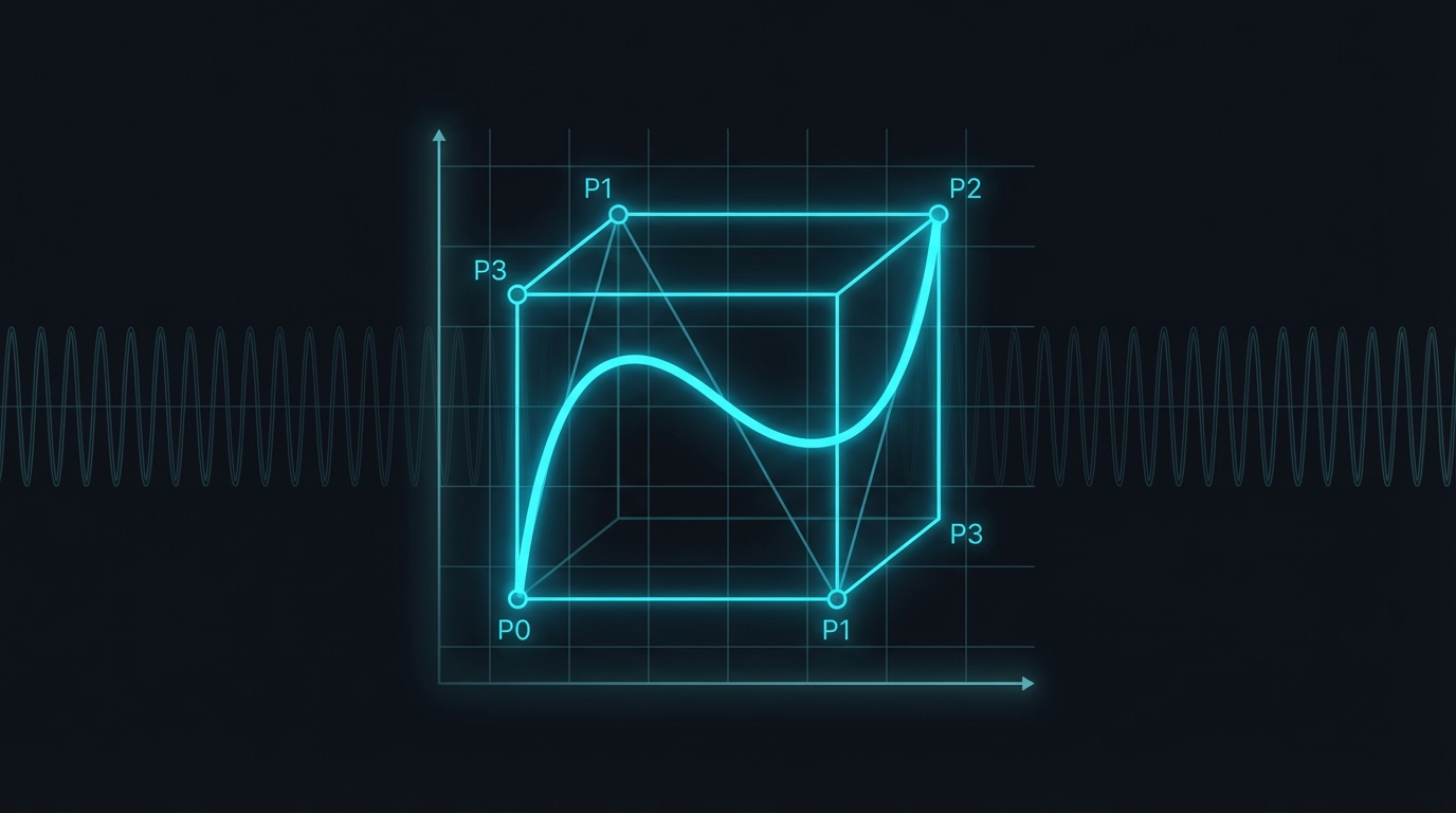 cubic-bezier(0.25, 0.1, 0.25, 1)이 디자이너 의도와 다를 때: 수학으로 애니메이션 커브를 교정하는 법