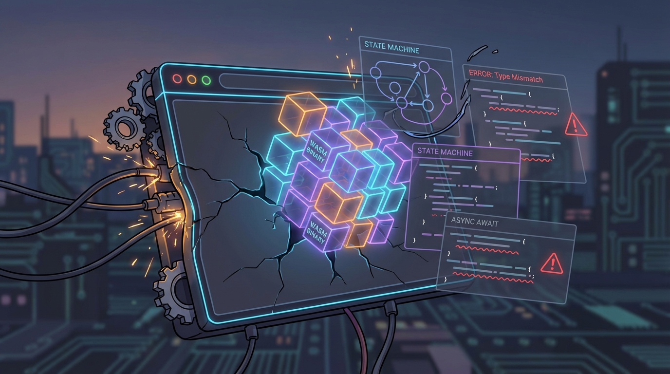 브라우저가 감당해야 할 무게: WASM 메모리 천장, 상태 폭발, 타입 구멍의 현실