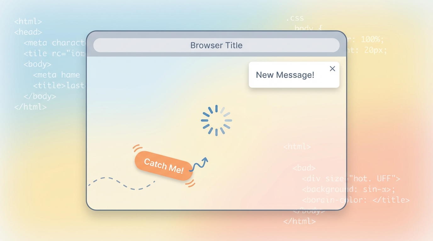 라이브러리 없이 UX 올리기: 브라우저 네이티브 API 실전 가이드