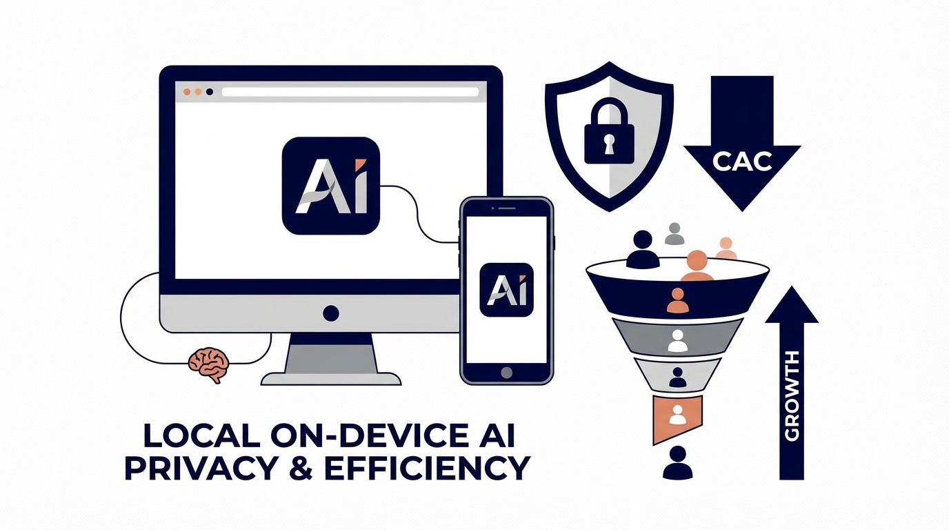 로컬 AI로 CAC 낮추기: ‘프라이버시 신뢰’가 퍼포먼스 마케팅을 이긴다