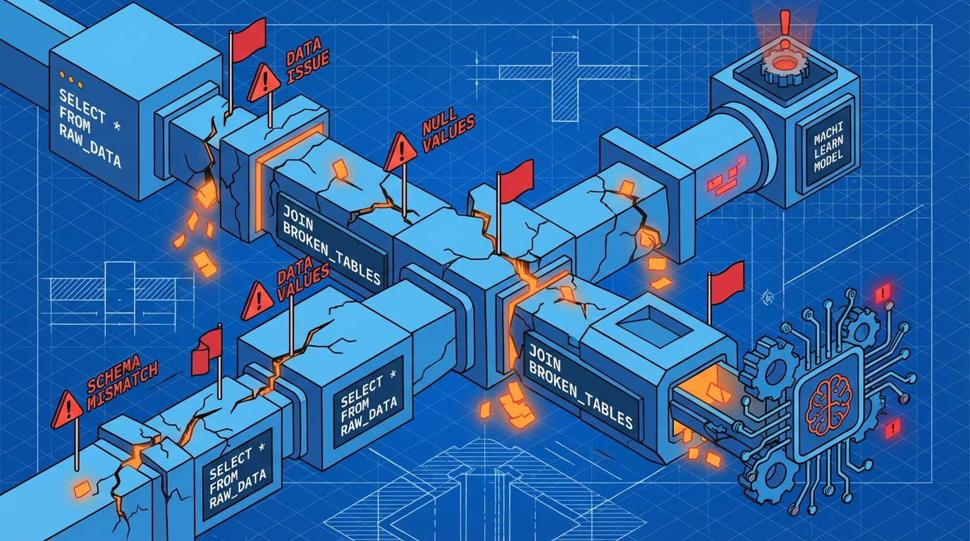 모델 탓하기 전에 데이터부터 의심하세요: ML 실패의 80%는 파이프라인에 있습니다