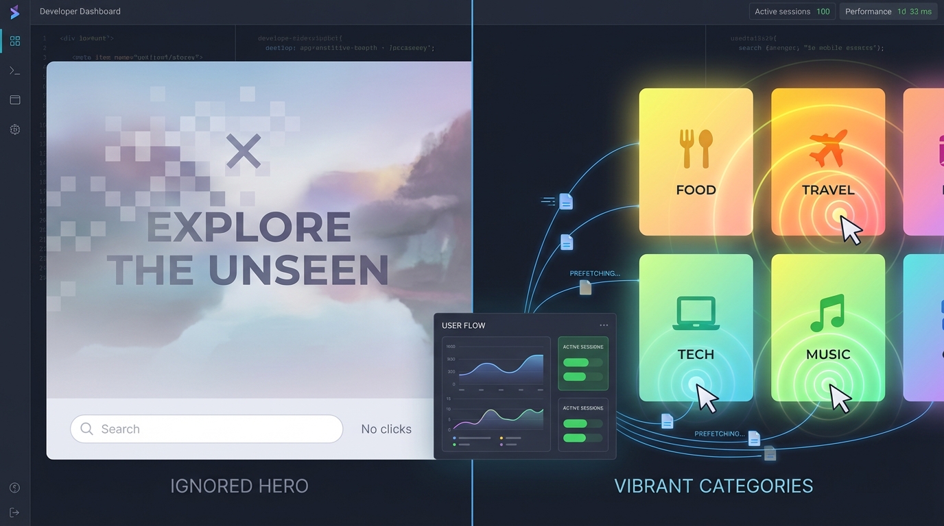 사용자는 히어로를 안 본다: 라우팅·로딩·레이아웃으로 체감 속도 잡는 법