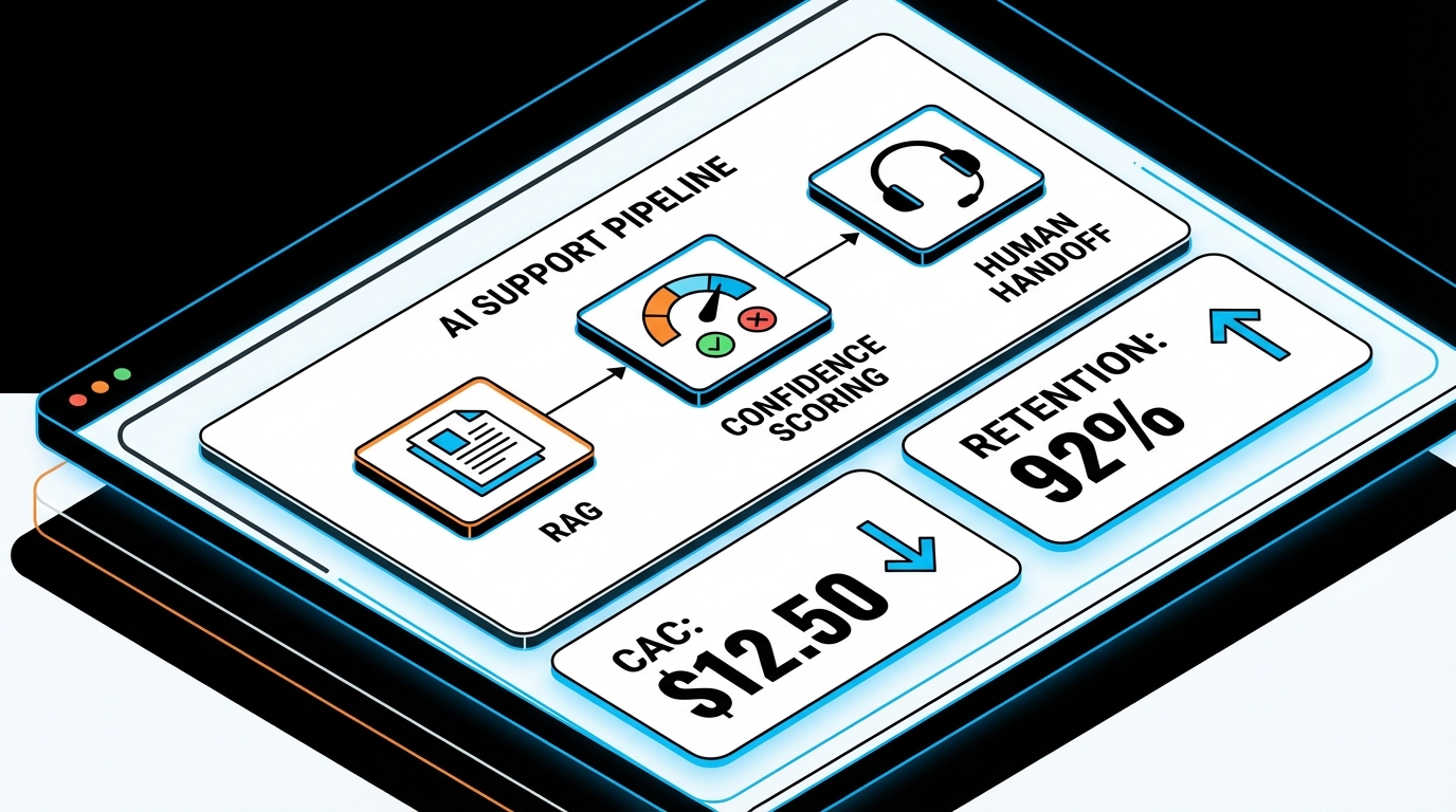 AI 서포트로 CAC 낮추기: ‘답변 자동화’가 아니라 ‘해결 자동화’로 가야 합니다