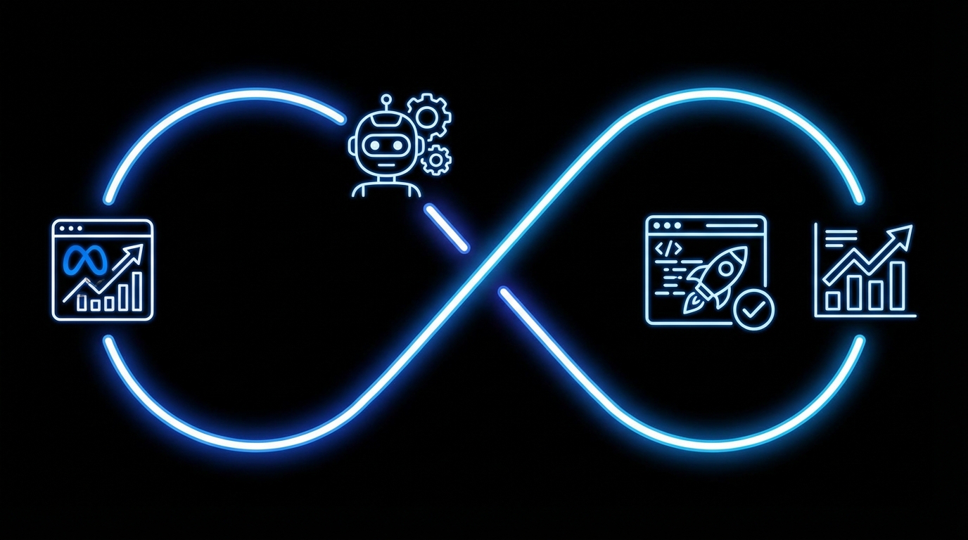 AI로 CAC 낮추는 실험 루프: Meta Ads 자동화 + PR 프리뷰 배포