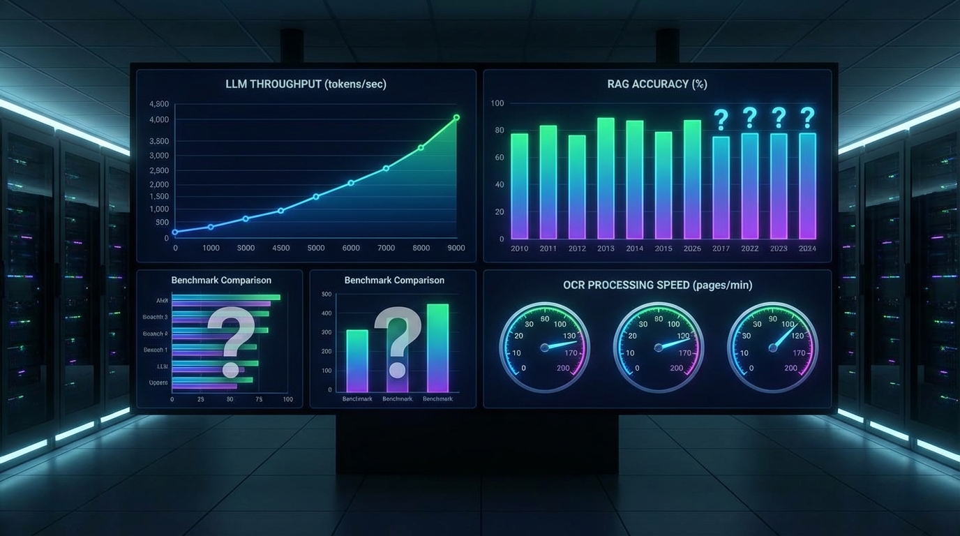 LLM 성능 수치, 얼마나 믿을 수 있나: 추론 최적화·RAG·OCR 벤치마크 해부