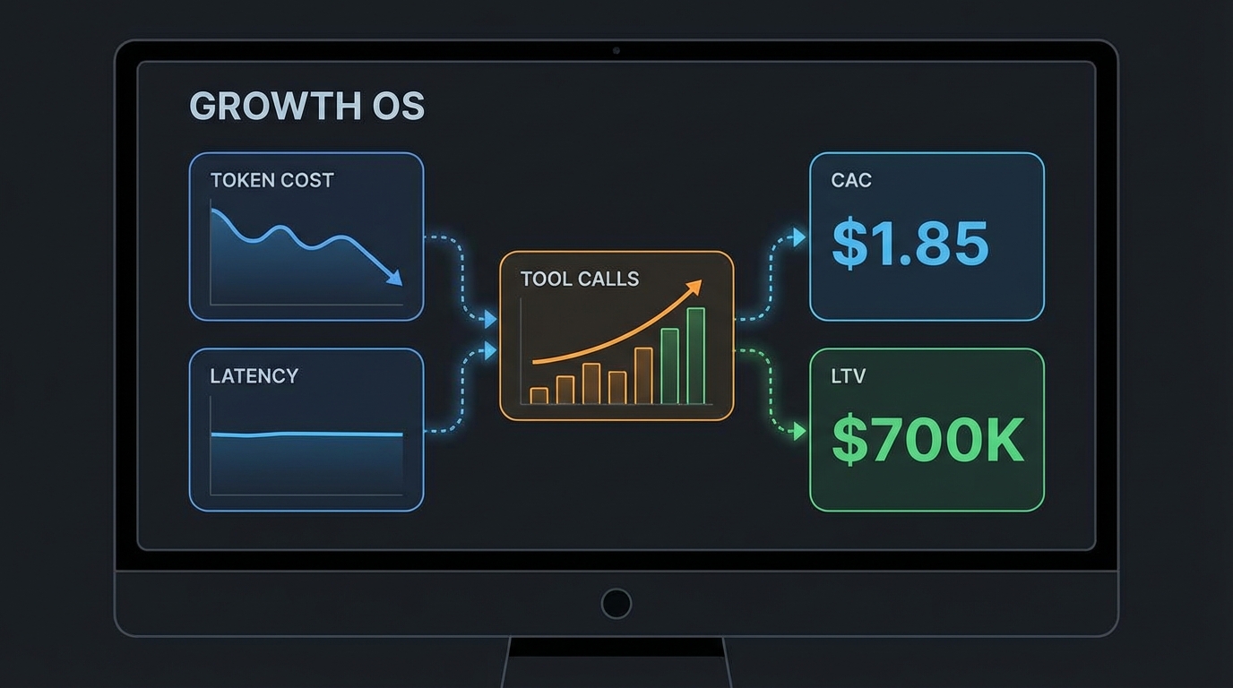 AI 비용 추적 그로스: 토큰 단가가 CAC를 흔들고, 계측이 LTV를 만든다