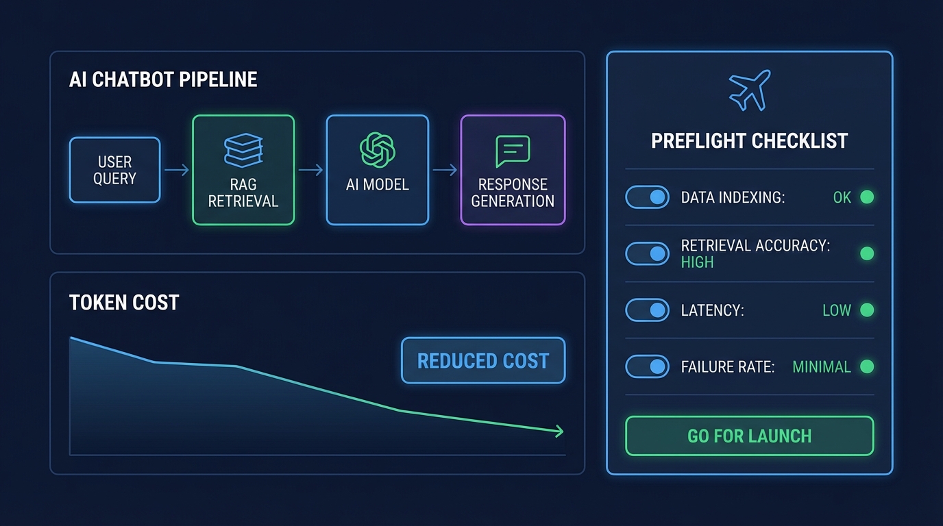 RAG는 ‘주말 MVP’, 에이전트는 ‘프리플라이트 체크’: 비용 폭탄 막는 실전 조합