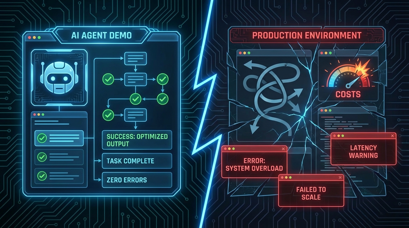 데모에선 완벽했는데 프로덕션에서 터진다: AI 에이전트 생존 설계법