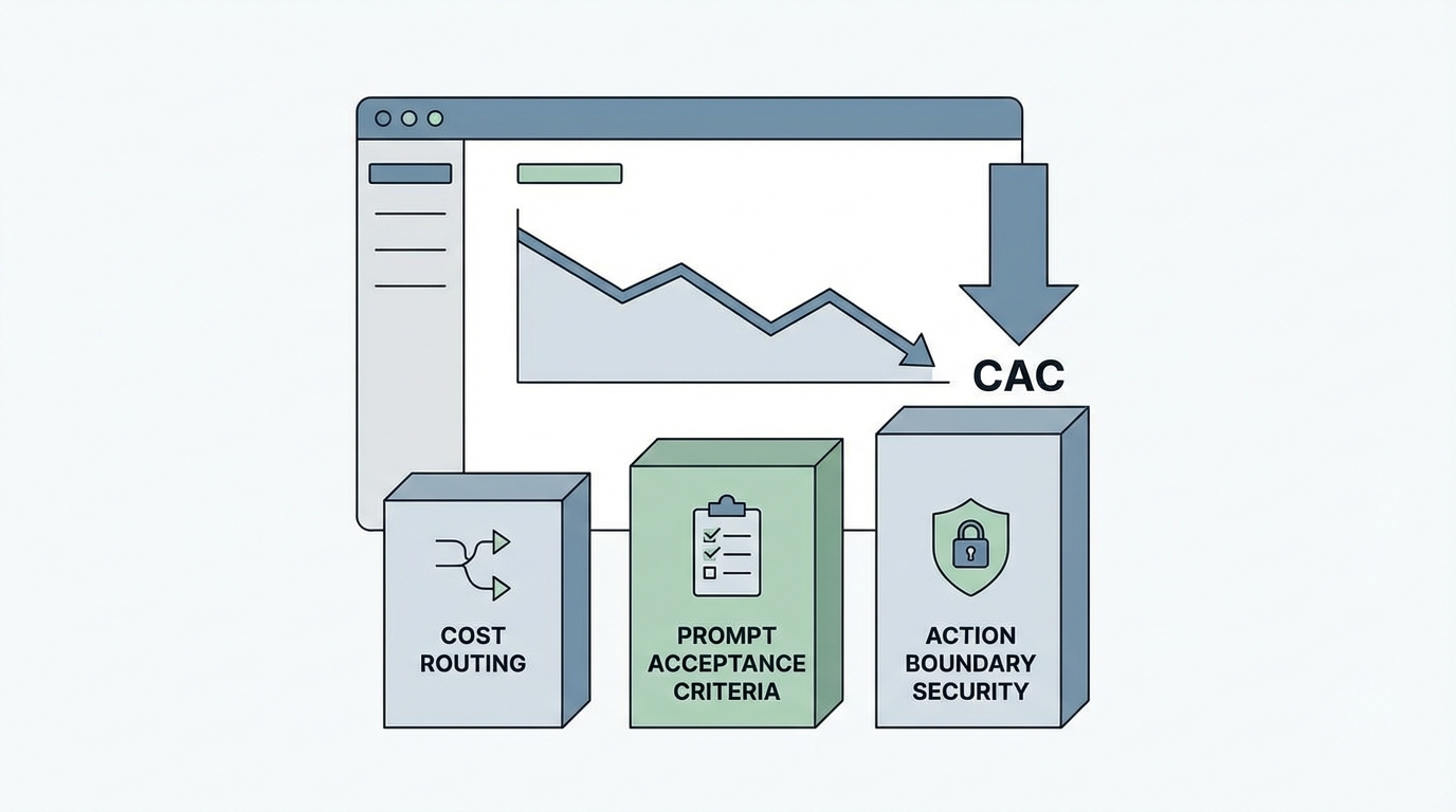 AI 제품 CAC 낮추는 3가지: 비용·품질·액션을 ‘운영’으로 잡아라