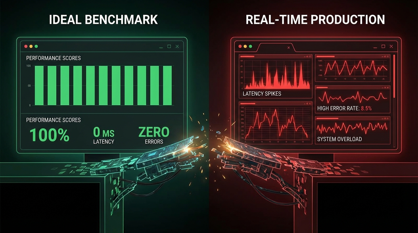 벤치마크 숫자가 프로덕션에서 거짓말하는 이유