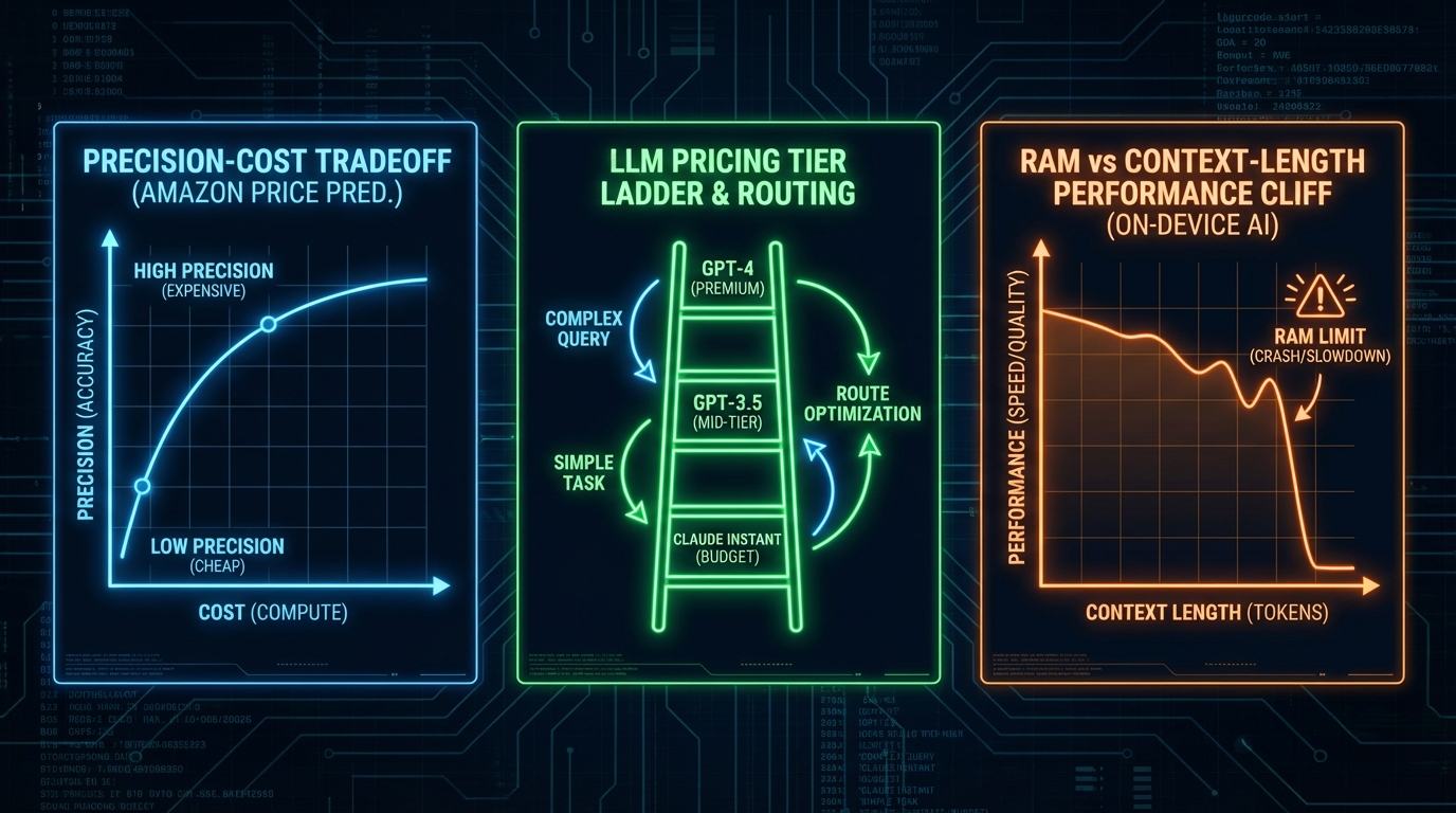 83% 정확도, 600배 가격 격차, 4GB RAM의 벽—ML 시스템의 트릴레마