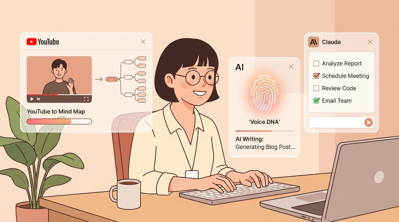 유튜브 마인드맵, AI 글쓰기, Claude 검증… 직장인이 진짜 써봤습니다