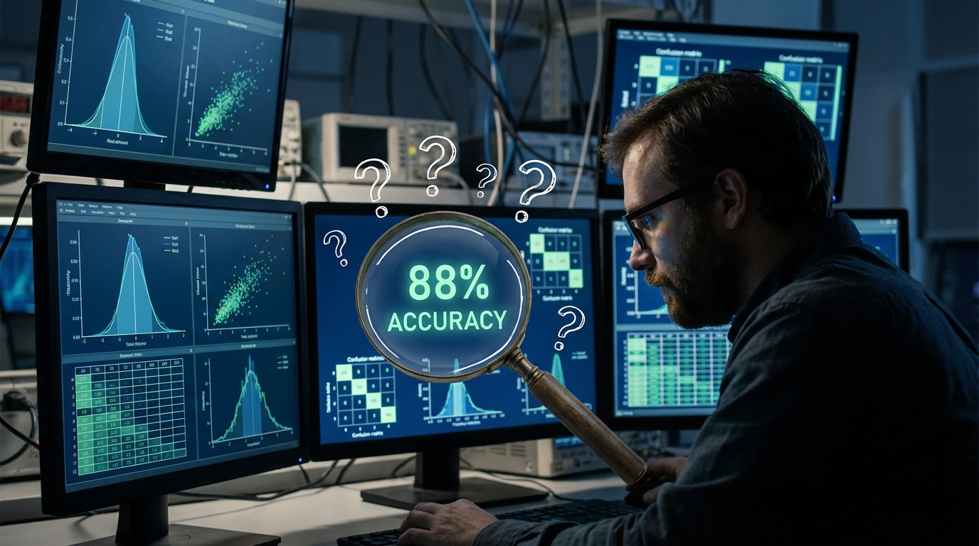 '88% 정확도'는 믿어도 되나—ML 실험 수치를 해부하는 법