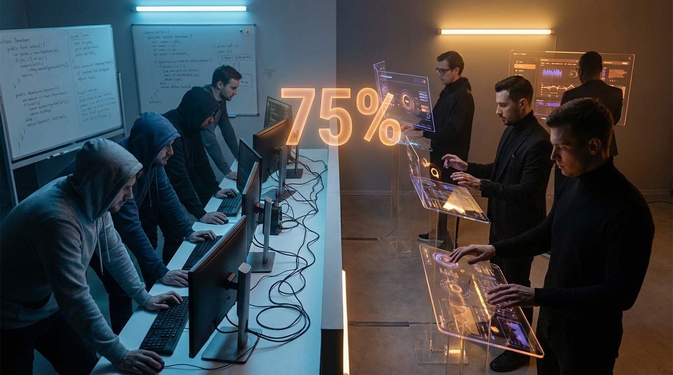 AI가 팀원 75%를 바꾼다: 지금 팀 리빌딩을 시작해야 하는 이유