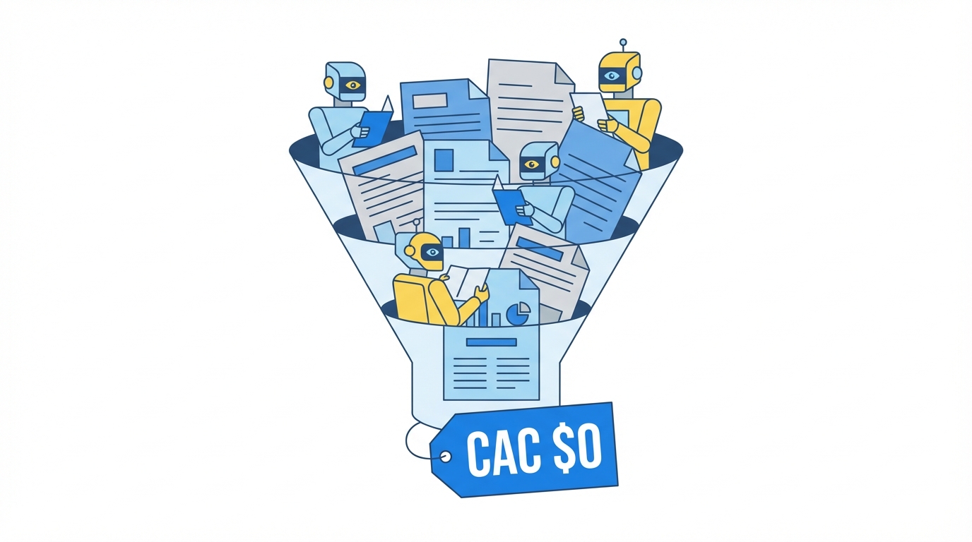 GEO로 CAC 0원 만들기: AI가 ‘문서’를 읽는 순간 채널이 열린다