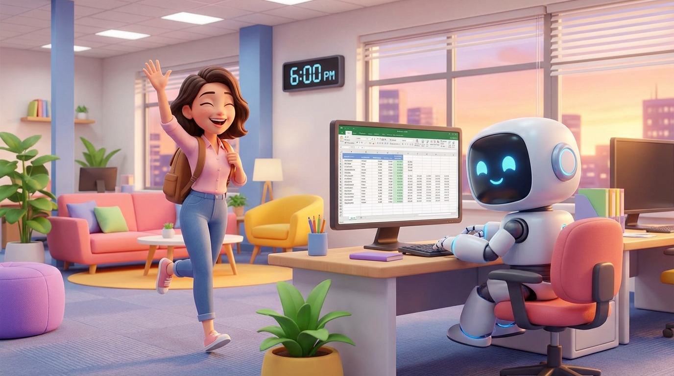 "사무직 멸망? 제발 내 엑셀 노가다나 뺏어가 줘!" 워킹맘의 AI 비서 환영기