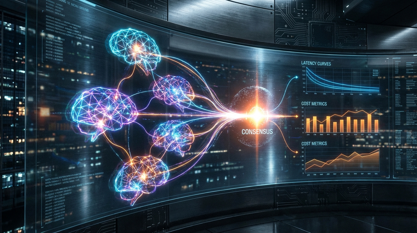 추론 모델의 P99 지연 시간 병목과 다중 모델 앙상블(Consensus) 기반의 비용-성능 최적화