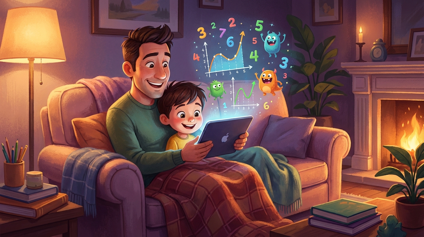 학원비 굳는 마법? 챗GPT '움직이는 그래프'로 끝내는 엄마표 수학 과외