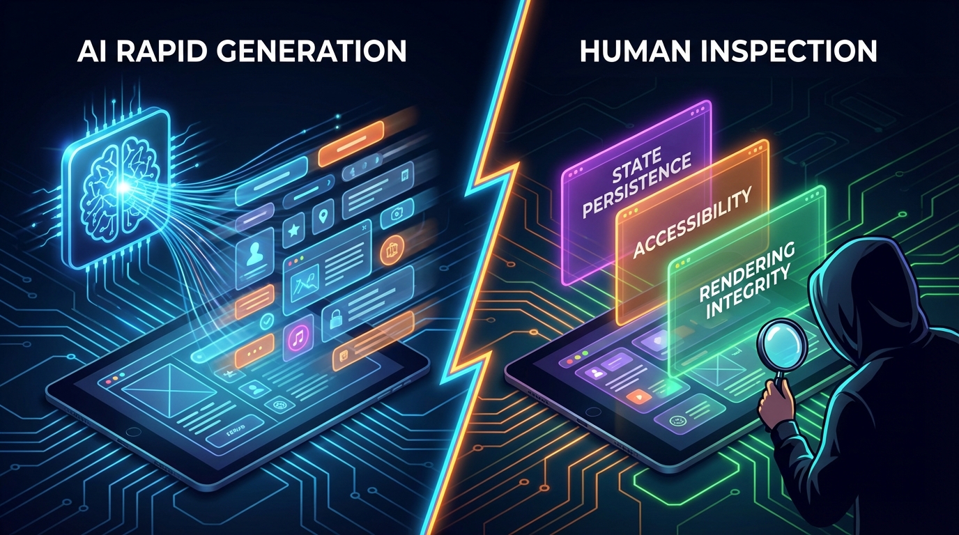 AI가 UI를 빠르게 만들수록, 사람이 설계해야 할 세 가지 인터랙션 품질