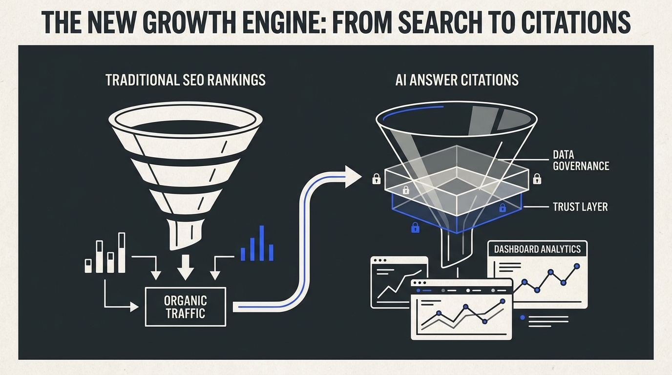 GEO로 CAC 낮추기: ‘검색 순위’가 아니라 ‘AI 답변 인용’이 유입을 만든다
