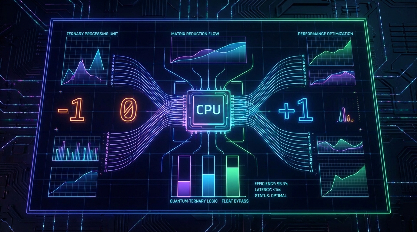 부동소수점 연산을 버리다: Microsoft BitNet 1.58-bit 모델의 CPU 추론 비용-성능 정량 분석