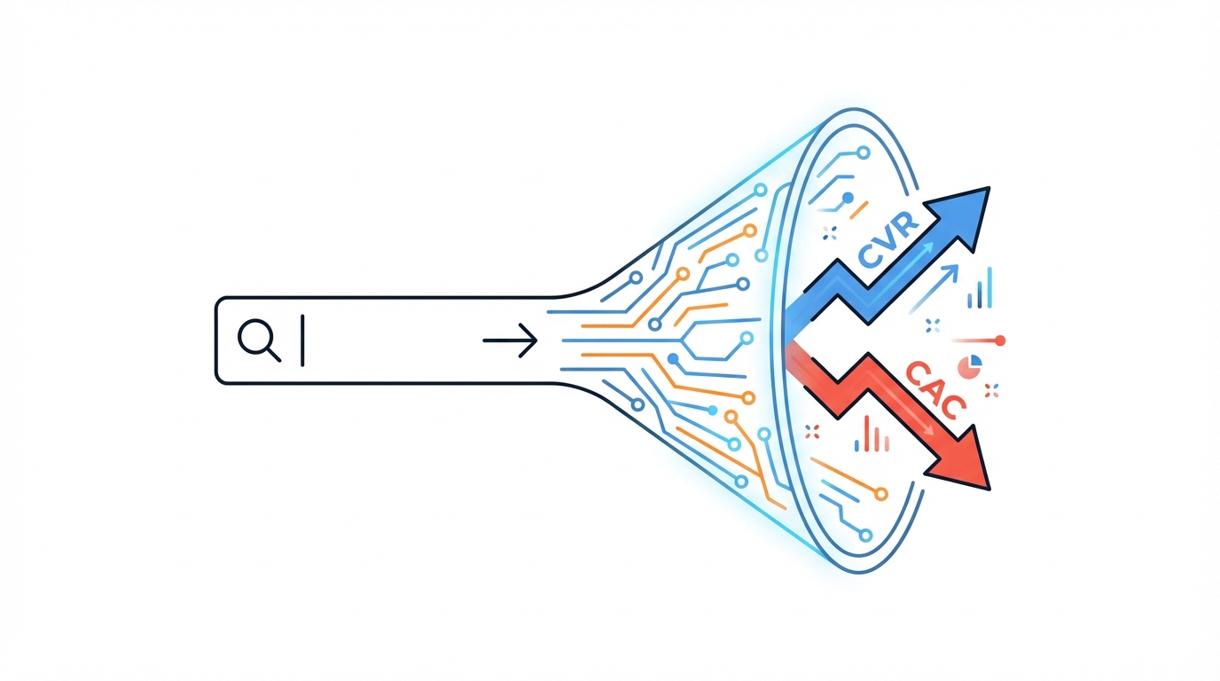 Gemini로 CAC 재설계: 검색 광고 ‘매칭 정확도’가 퍼널을 다시 쓴다