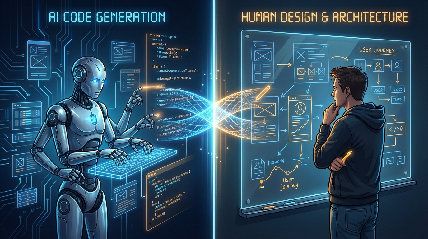 바이브 코딩의 실체: AI가 짜는 것과 사람이 설계해야 할 것