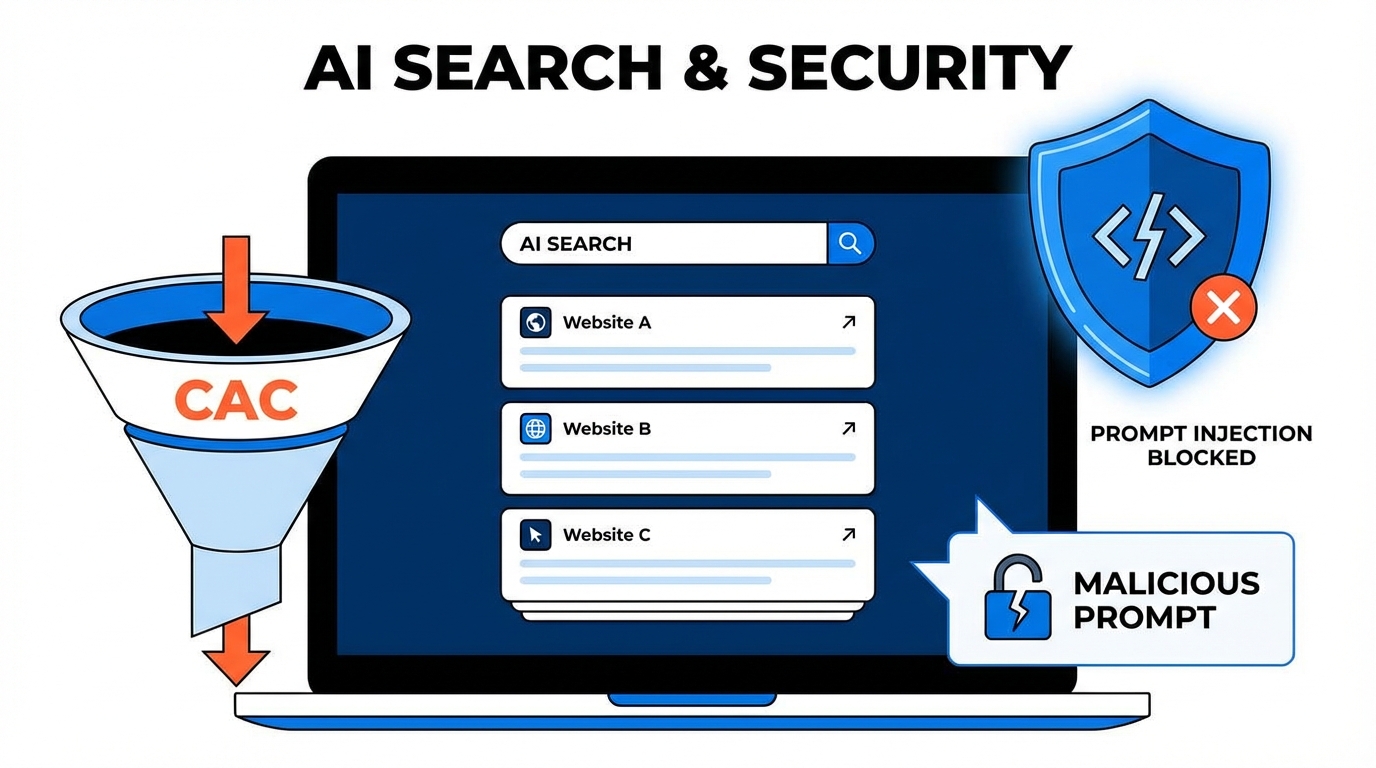 AI 검색이 입구가 된 지금, ‘발견 가능성’은 CAC를 깎고 ‘오염’은 퍼널을 망친다