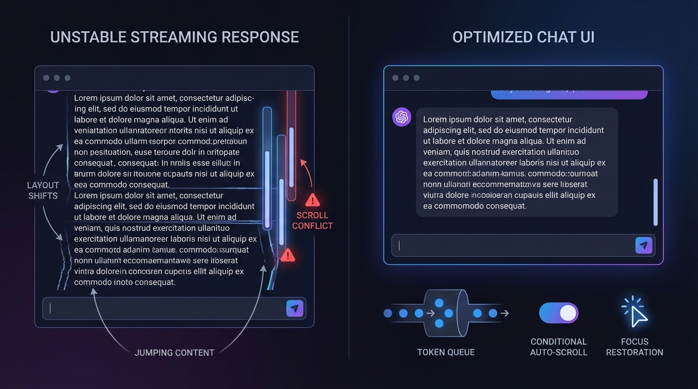 AI 응답이 길어질수록 UI가 감당해야 할 것들