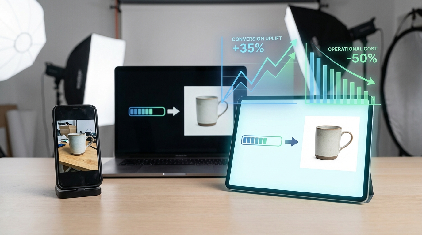 D2C 이미지 자동화가 CAC를 깎는 진짜 이유: COGS↓가 곧 광고 여력이다