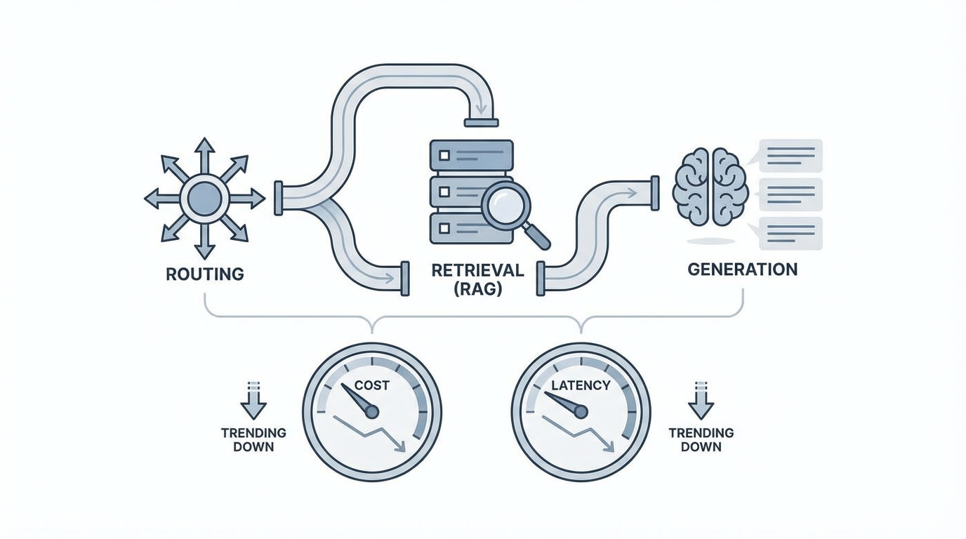 AI 인퍼런스 COGS 낮추기: ‘더 똑똑한 모델’이 아니라 ‘더 맞는 경로’가 답이다