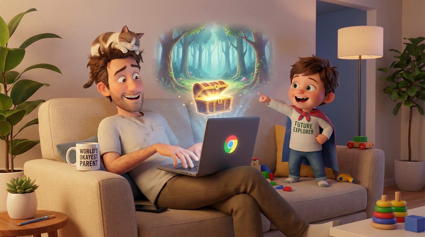 탭 하나로 끝! 친숙한 구글 AI로 평일 칼퇴하고 주말 '가성비 육아' 달성기