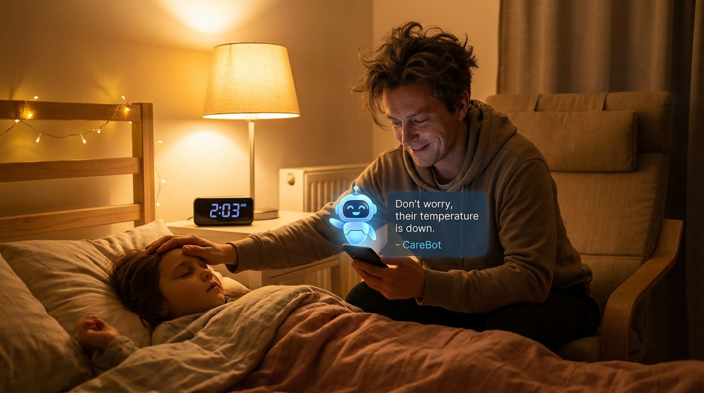 새벽에 애 열날 때 맘카페 대신 AI 켜는 이유: 현실 워킹패런트의 '새벽 주치의' 활용법