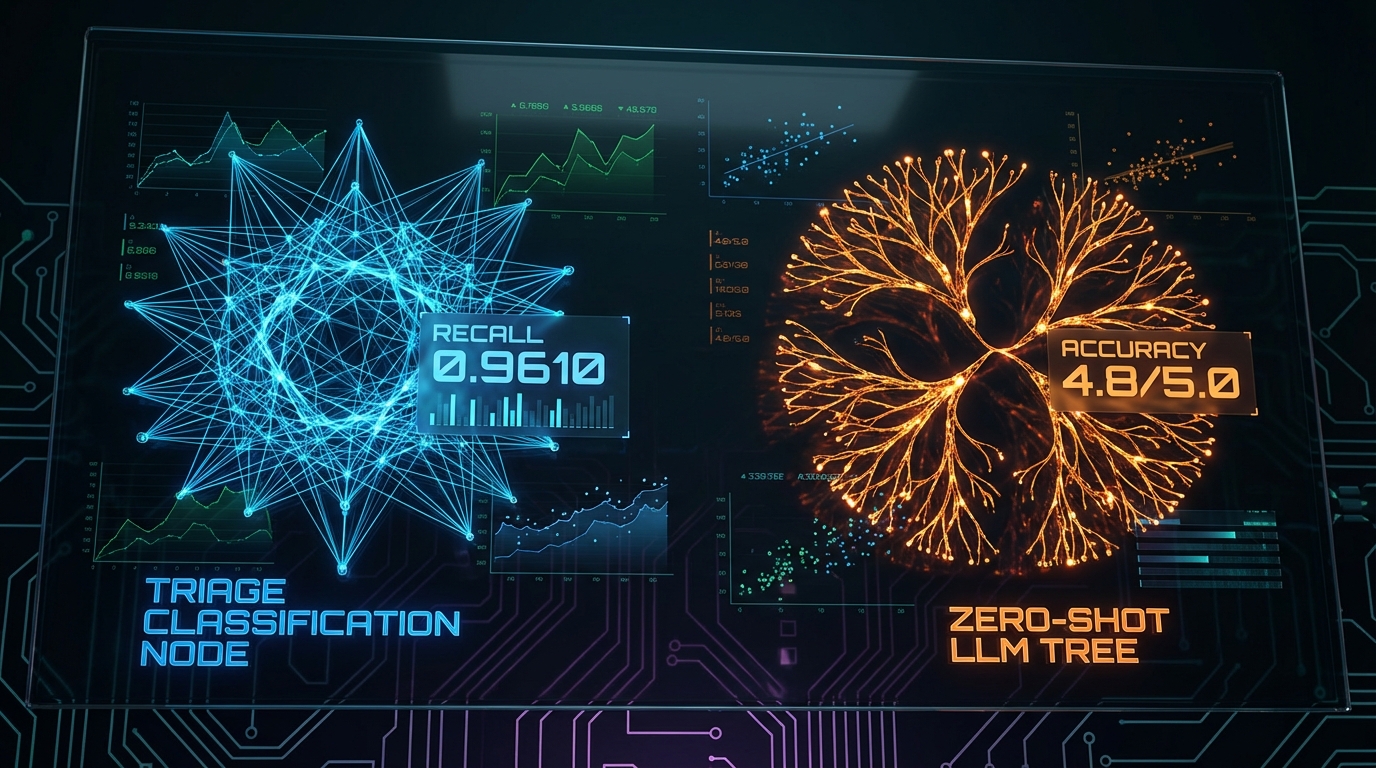 임상 LLM 성능의 정량적 해부: 재현율(Recall) 최적화와 제로샷 생성 트레이드오프 분석