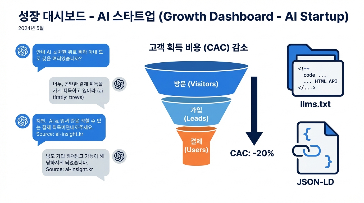 LLMO로 CAC를 낮추는 법: ‘검색 1위’가 더 이상 입구가 아니다