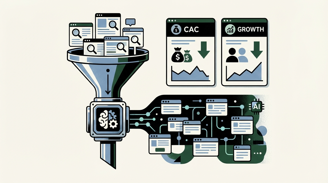 GEO로 CAC 낮추기: ‘검색 1위’ 대신 ‘AI 답변에 인용’되는 퍼널을 만든다