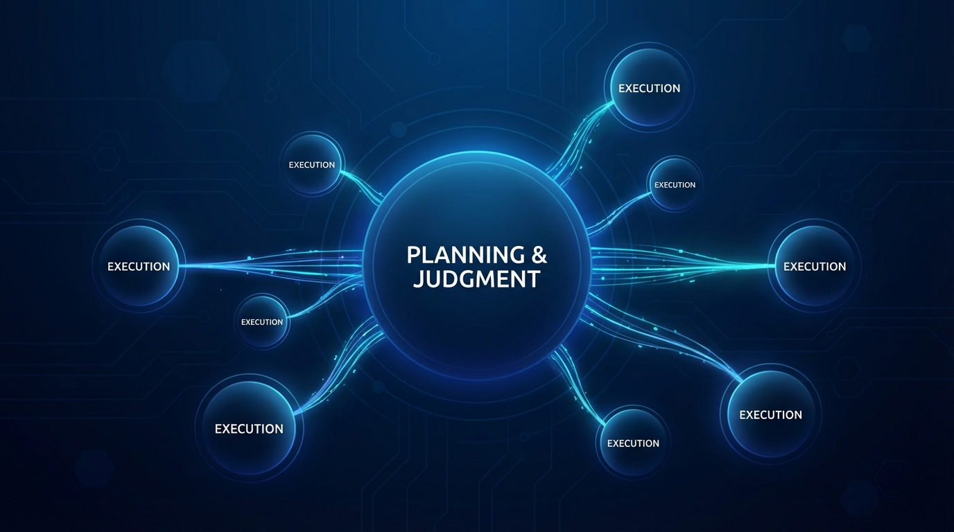 소형 모델이 실행하고 대형 모델이 판단한다: AI-First 팀의 계층 설계법