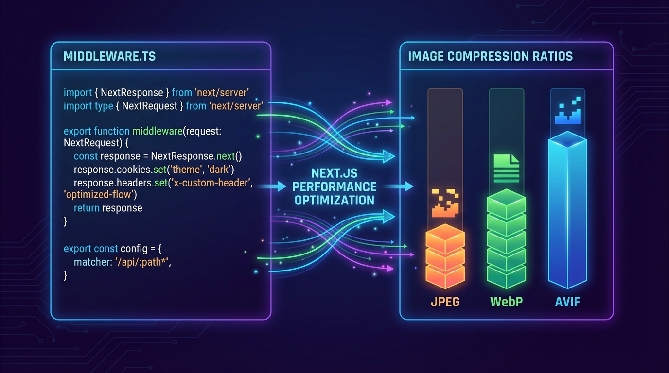 Next.js 미들웨어와 이미지 최적화로 완성하는 Core Web Vitals 실전 전략