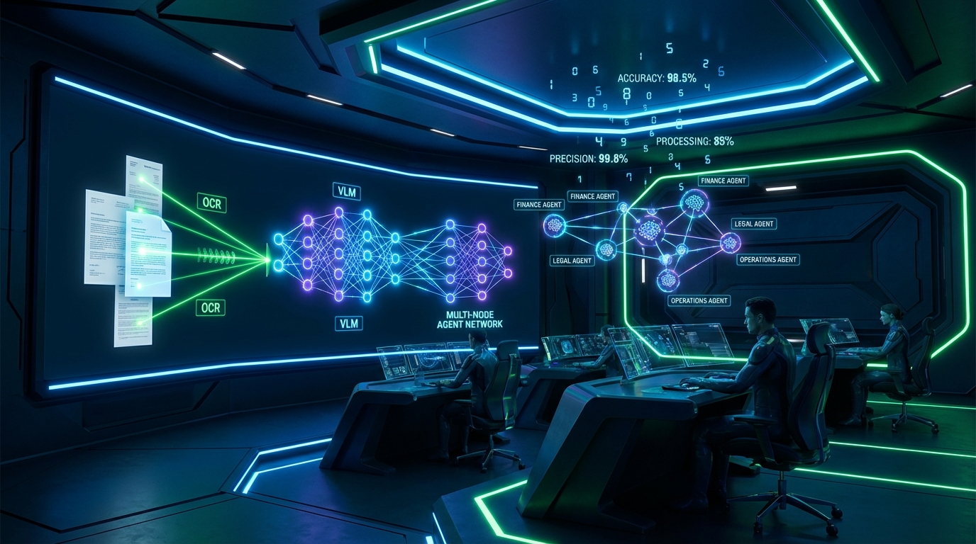 RAG 전처리 병목과 환각의 정량적 통제: 하이브리드 VLM과 멀티 에이전트 아키텍처