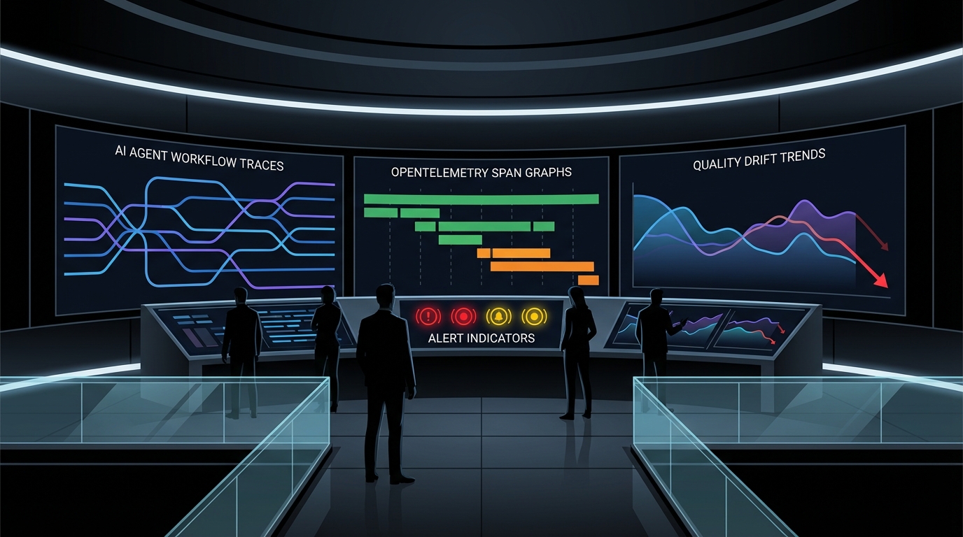 에이전트 리텐션 방어: ‘트레이싱 표준+멀티에이전트 옵저버빌리티+드리프트’로 D30을 지켜라