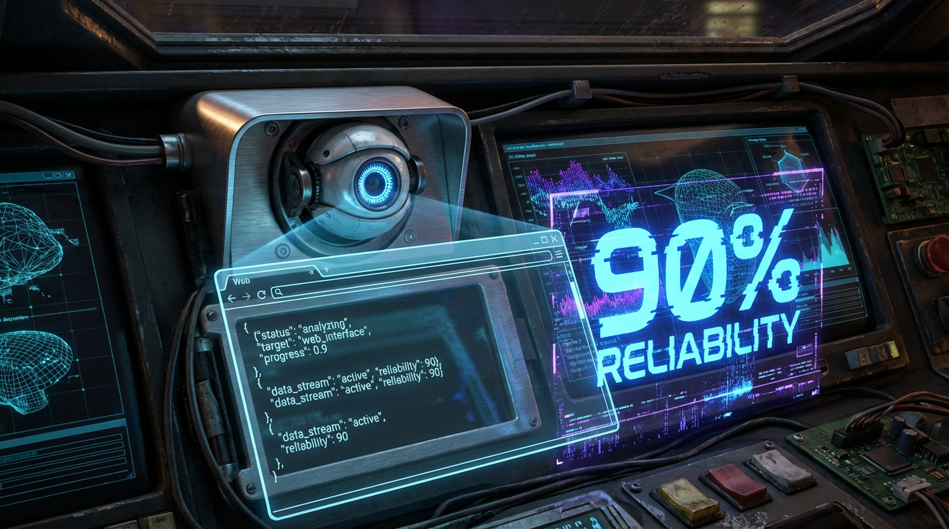 브라우저 에이전트의 신뢰성 정량 평가: 비전-텍스트 융합과 결정론적 상태 주입