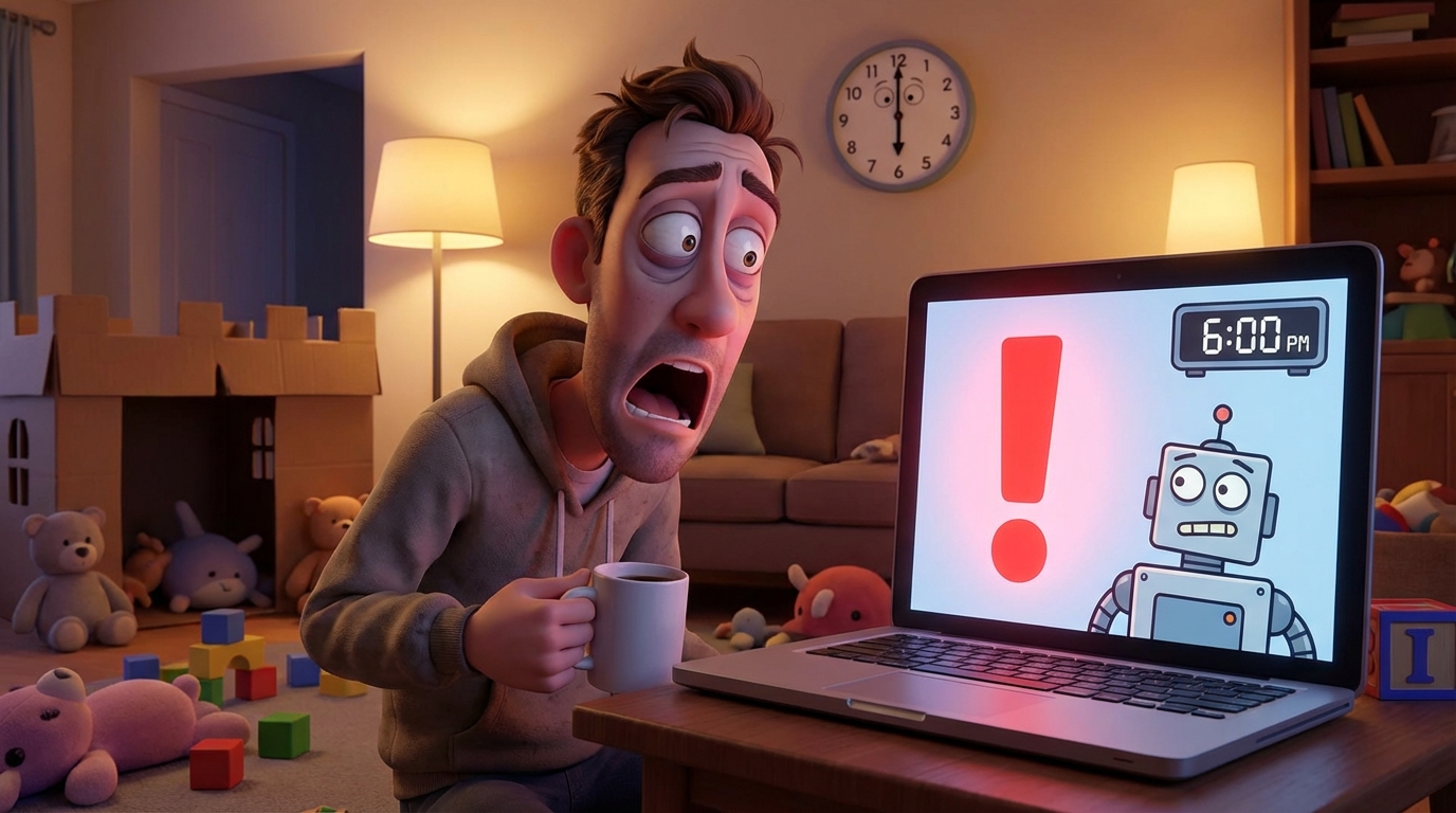 AI로 칼퇴하려다 시말서 쓸 뻔? 워킹패런트의 아찔한 'AI 환각' 생존기