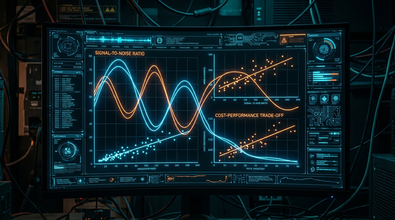 프롬프트의 신호 대 잡음비(SNR)와 총 소요 시간 기반의 정량적 모델 라우팅 아키텍처