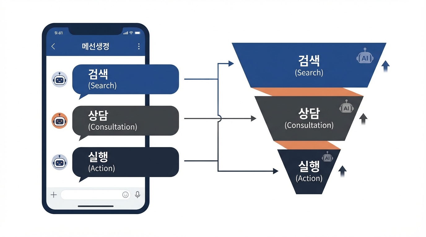 메신저 에이전트가 ‘저CAC’인 이유: 대화를 퍼널로 바꾸는 카카오톡