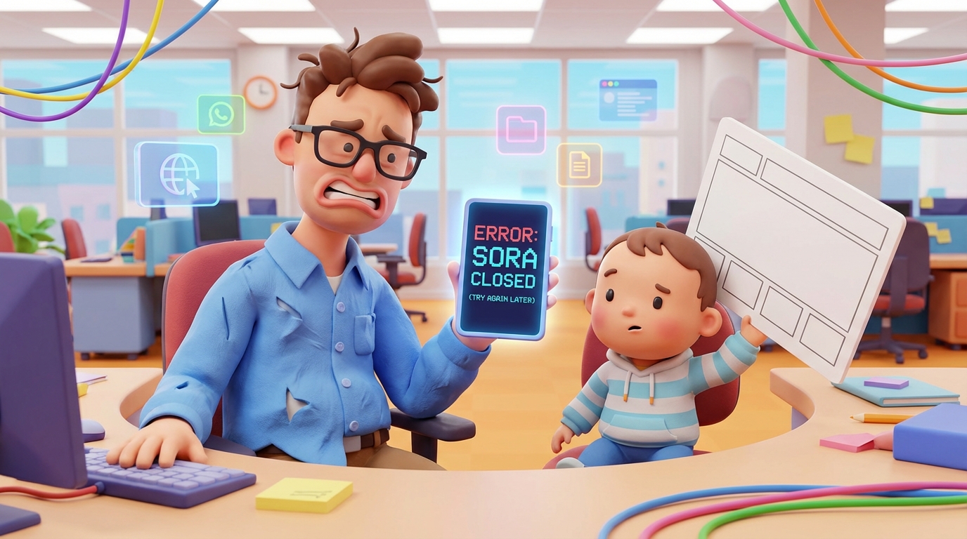 인스타각 뽑으려다 닫혀버린 '소라(Sora)'… 우리 가족 주말 장난감이 사라졌다