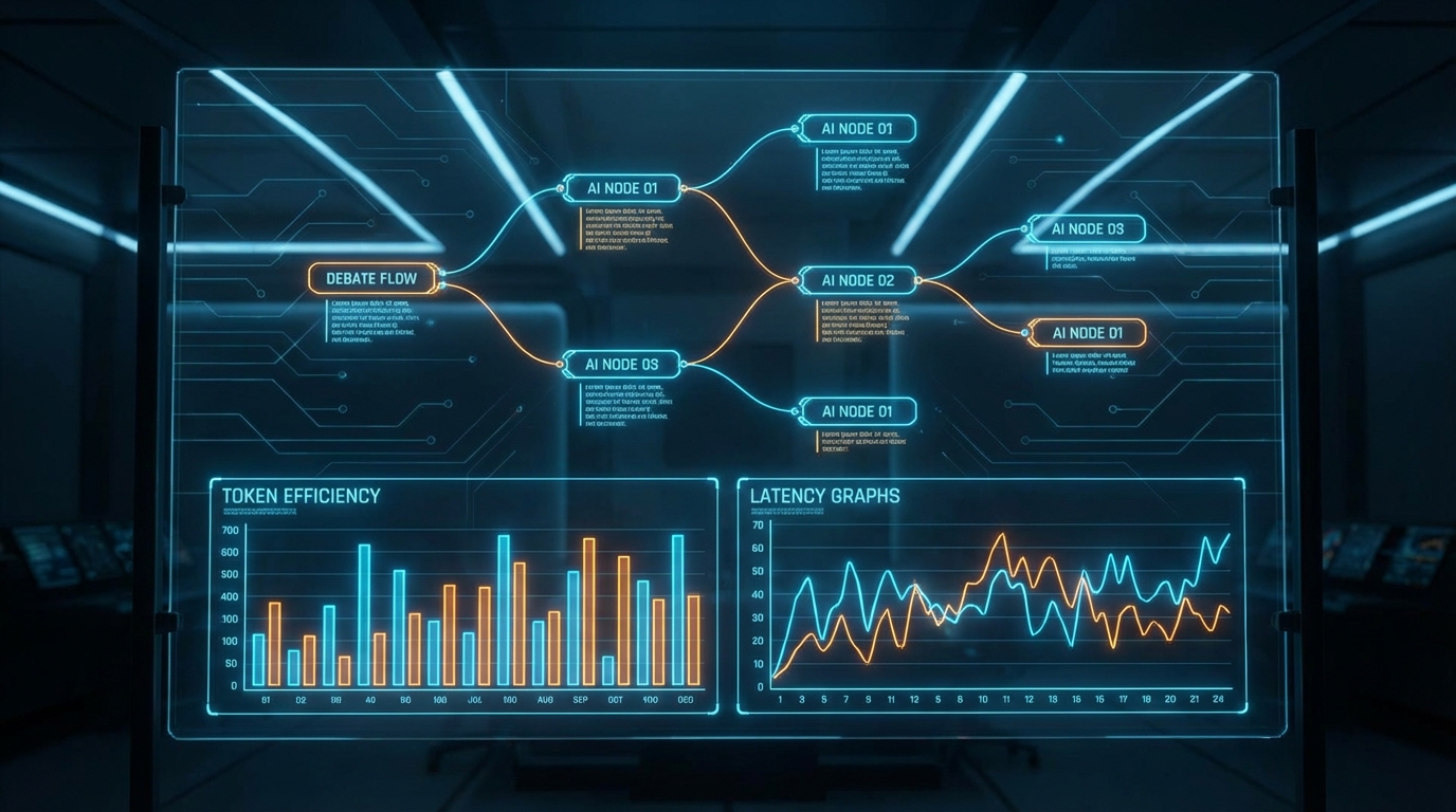 정량적 데이터로 입증된 에이전트 아키텍처의 승리: SOM 컨텍스트와 이기종 모델 토론 프로토콜