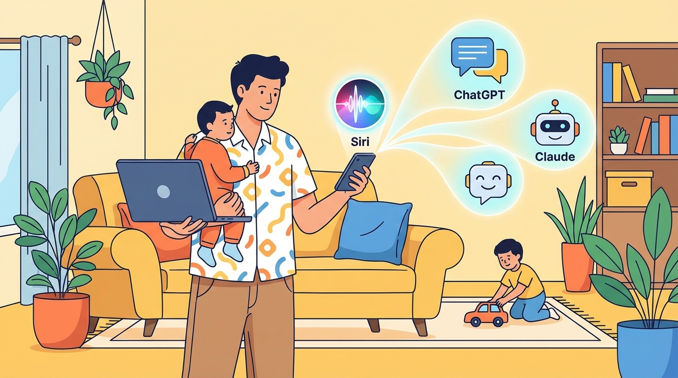 챗GPT 놔두고 클로드 환승? 귀찮은 'AI 유목민' 생활, 시리가 끝내준대요